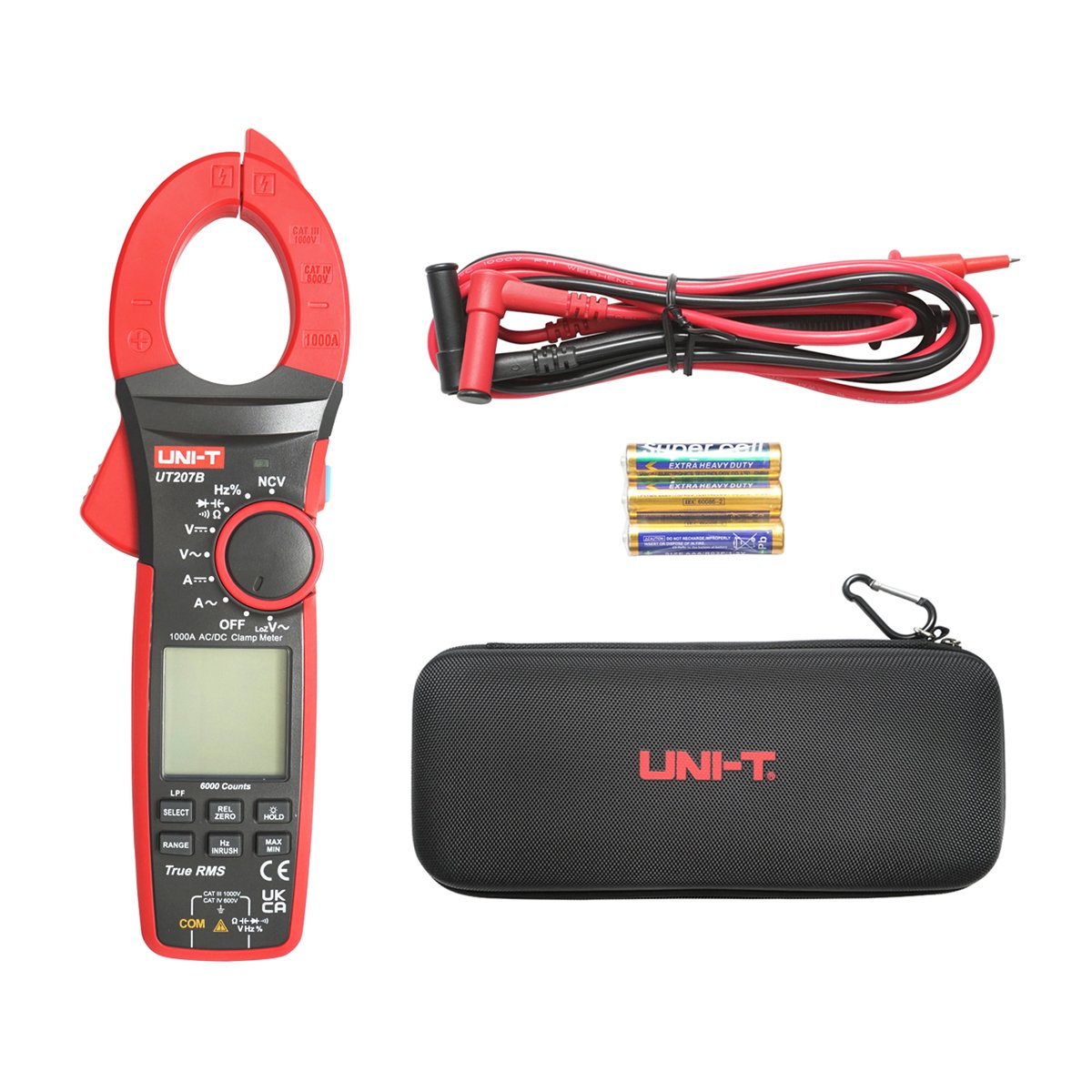 Clampmetru digital, cleste ampermetric cu 9 functii UT207B UNI-T